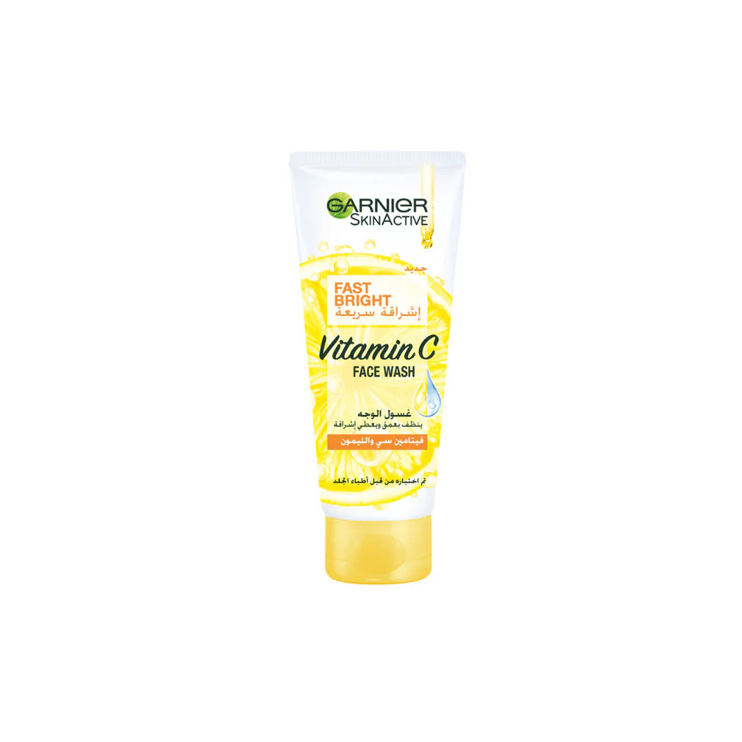 Garnier Fast Bright Vitamin C Brightening Face Wash 100ml